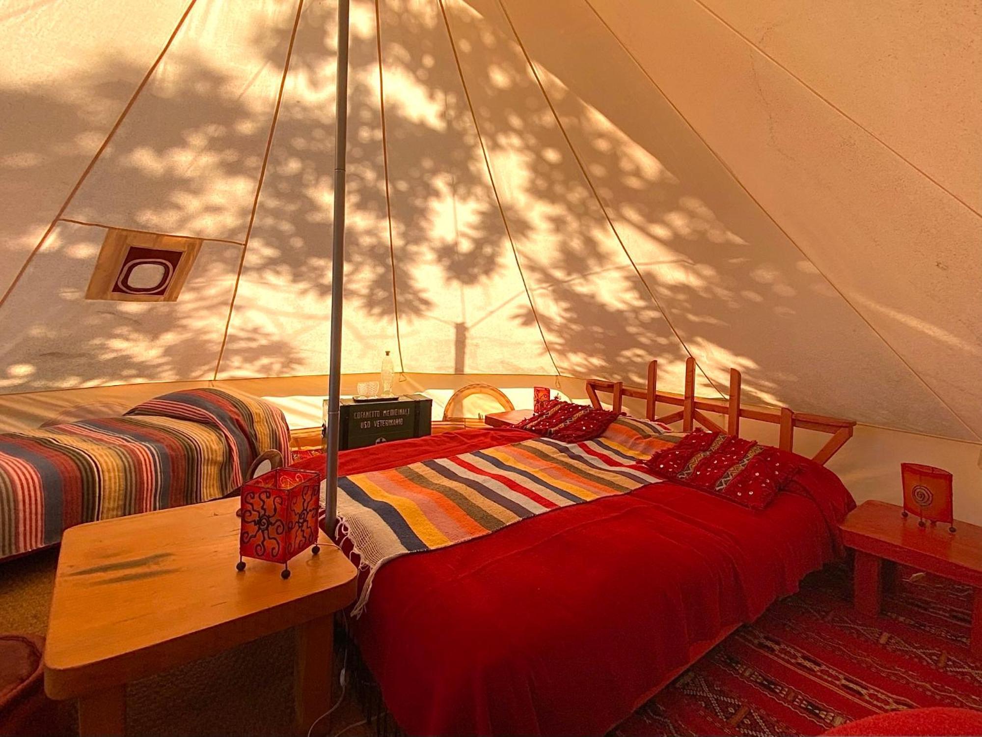 Tenda Glamping Vista Sulla Valle - Podere Di Maggio 圣菲奥拉 外观 照片