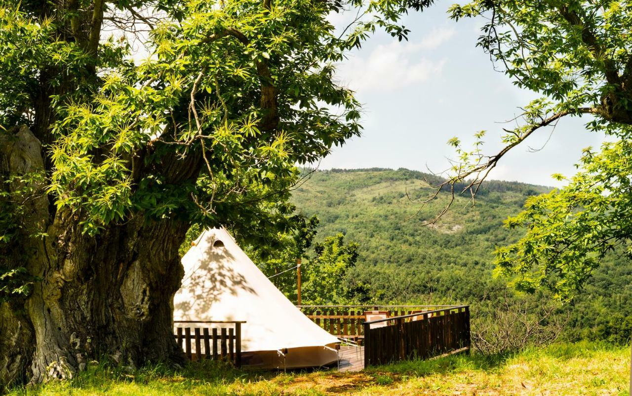 Tenda Glamping Vista Sulla Valle - Podere Di Maggio 圣菲奥拉 外观 照片